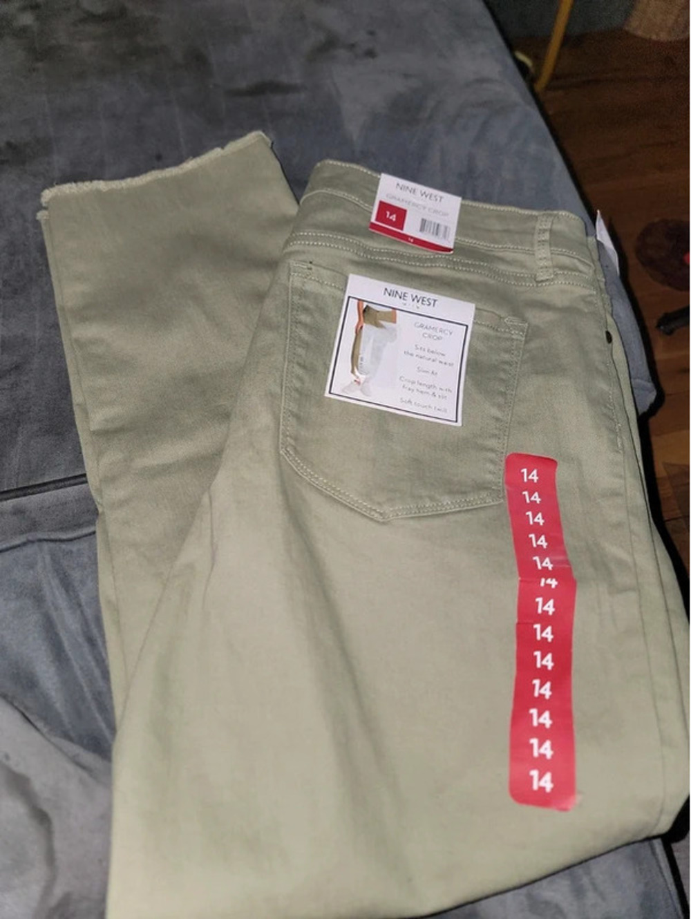 Nine west gramercy crop jeans size 14 - Picture 2 of 12
